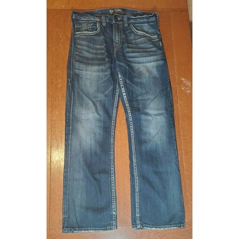 American Eagle‎ Men's Size 39X30.5 Relaxed Straight Jeans - Picture 4 of 9